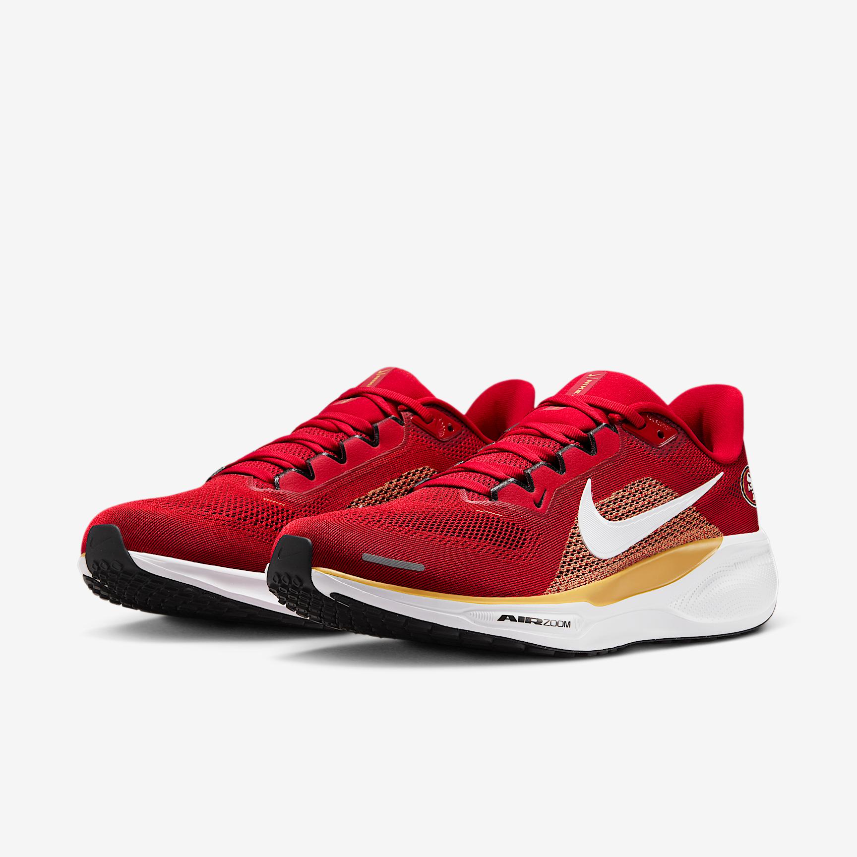 San Francisco 49ers Pegasus 41 Nike Men's NFL Road Running Shoes Product Image