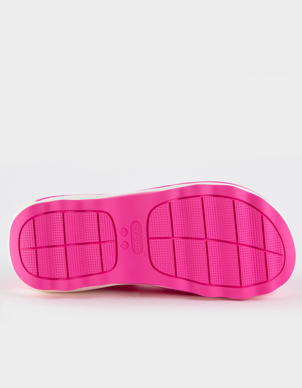 CROCS Mega Crush Triple Strap Womens Platform Sandals - PINK Product Image