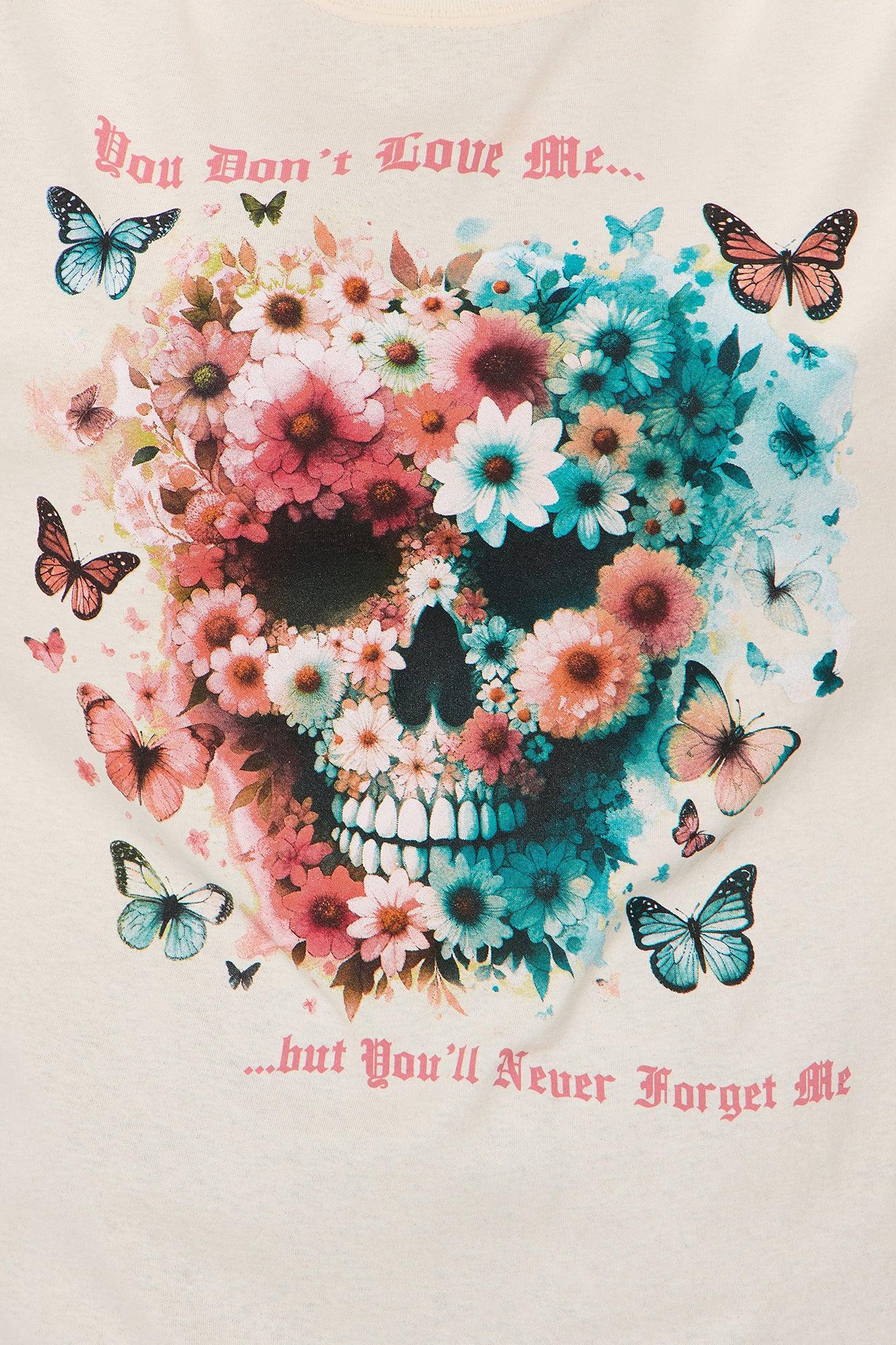 You Don't Love Me Oversized Tee - Cream Female Product Image