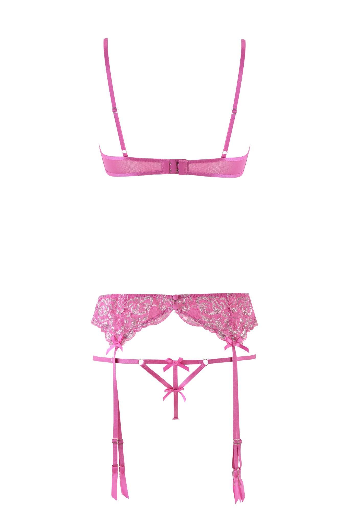 RAINE 3 PIECE METALLIC SET - PINK Product Image