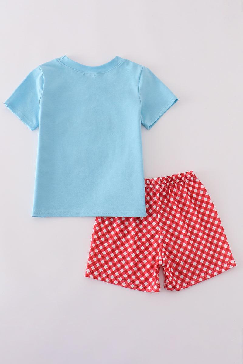 Yellow truck applique top Product Image