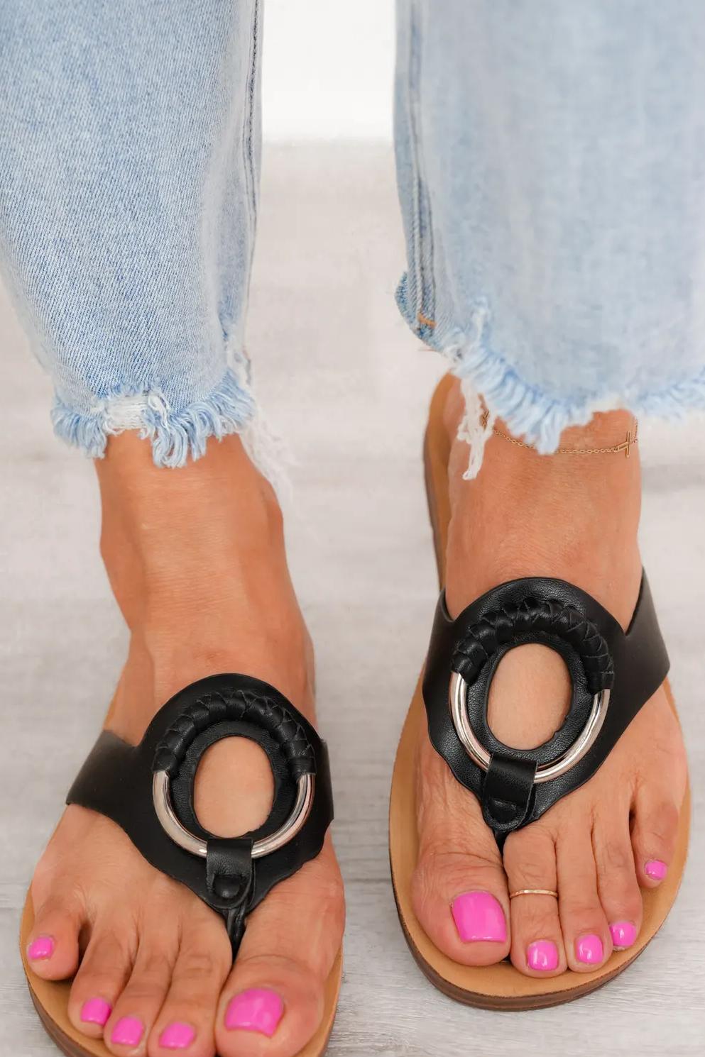 Corkys Ring My Bell Thong Strap Sandal (Multiple Colors) Product Image