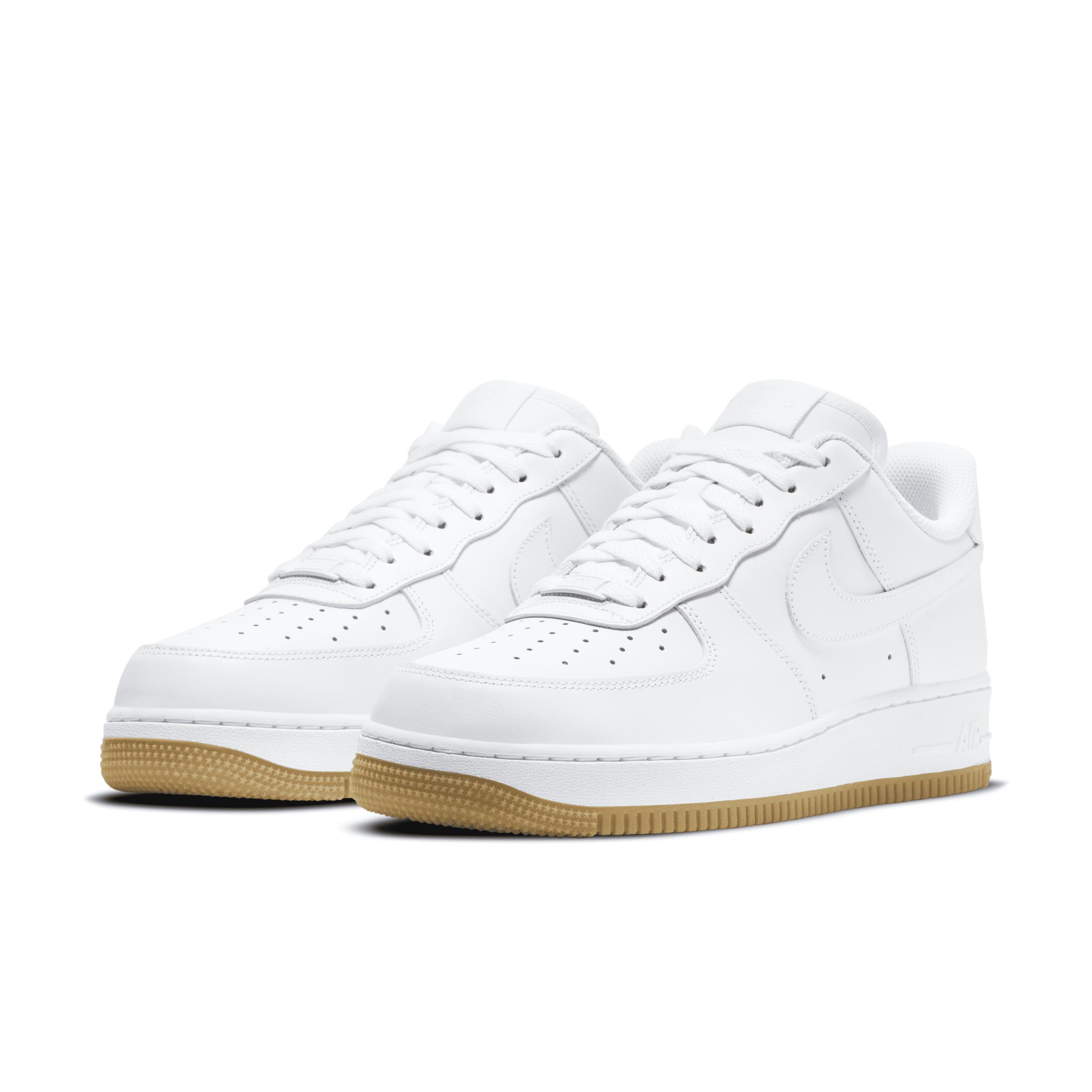 Nike Mens Nike Air Force 1 07 - Mens Shoes Brown/White/White Product Image