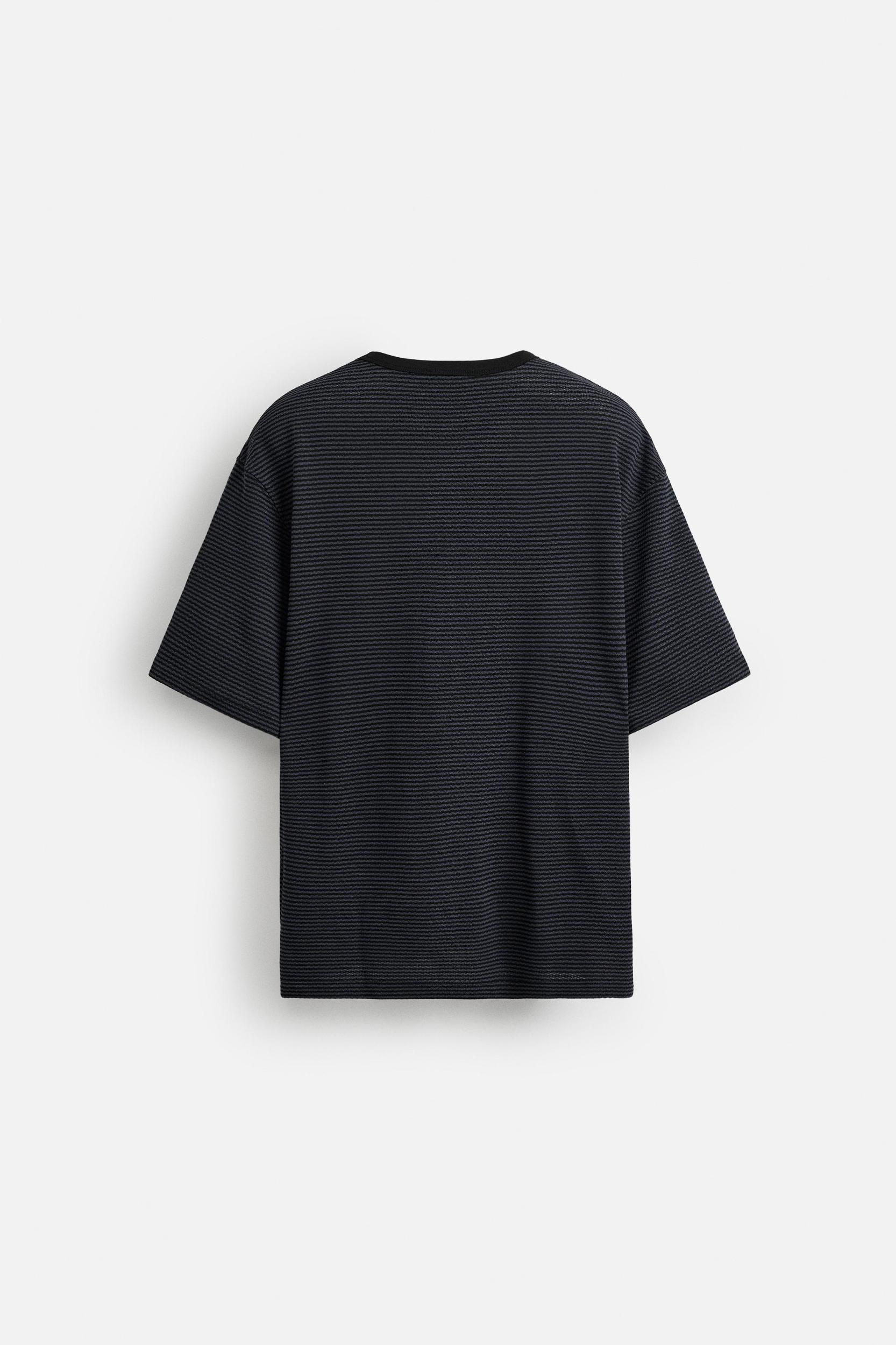 STRIPED JACQUARD T-SHIRT Product Image