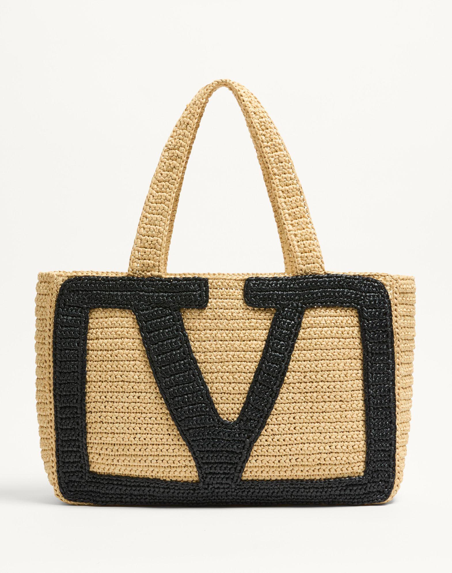 Valentino Garavani Viva Superstar Large Raffia Shopping Bag Product Image