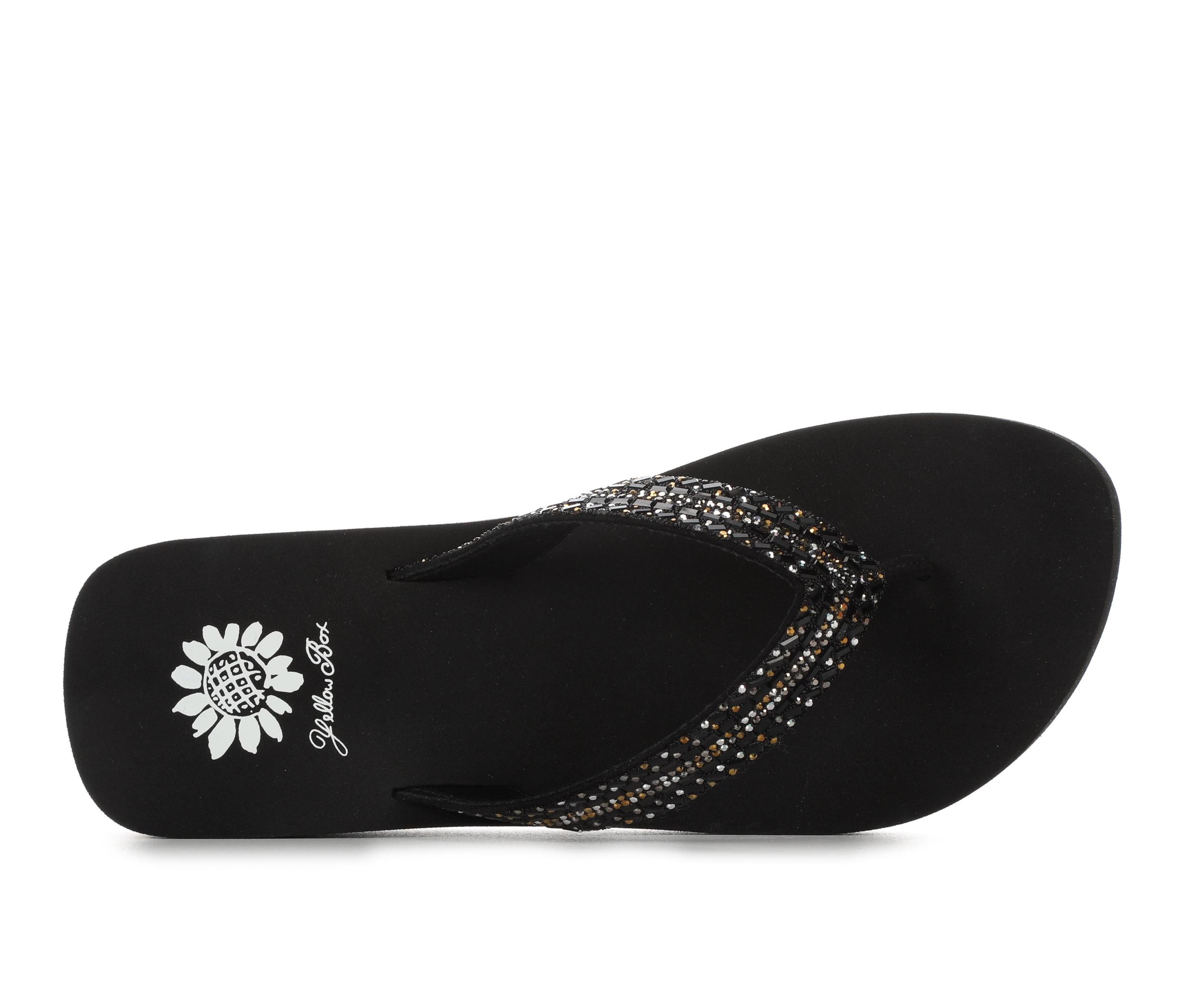 Women's Yellow Box Jovina Wedge Flip-Flops Product Image