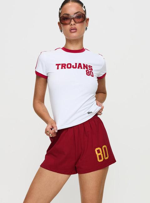 USC Soffee Shorts Red Product Image