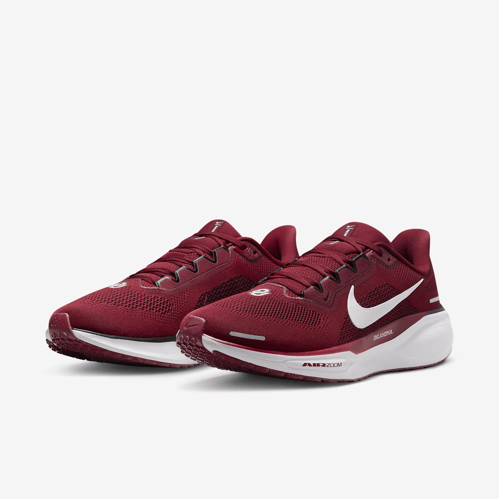 Oklahoma Pegasus 41 Men's Nike College Road Running Shoes Product Image