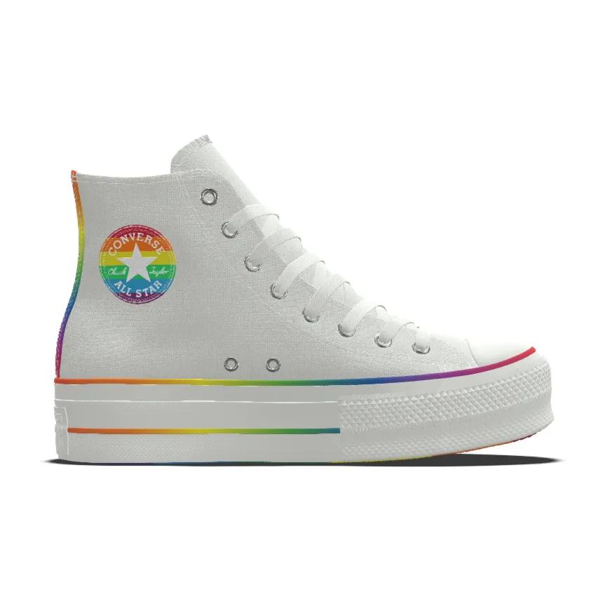 Custom Chuck Taylor All Star Lift Platform Pride By You Product Image