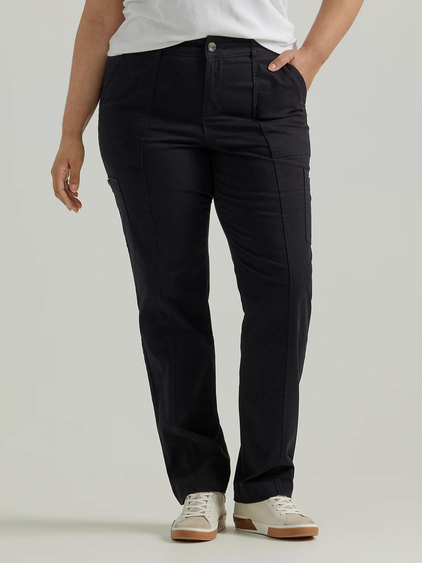Women's Ultra Lux Comfort with Flex-to-Go Loose Utility Pant (Plus) | Women's Pants | Lee® Product Image