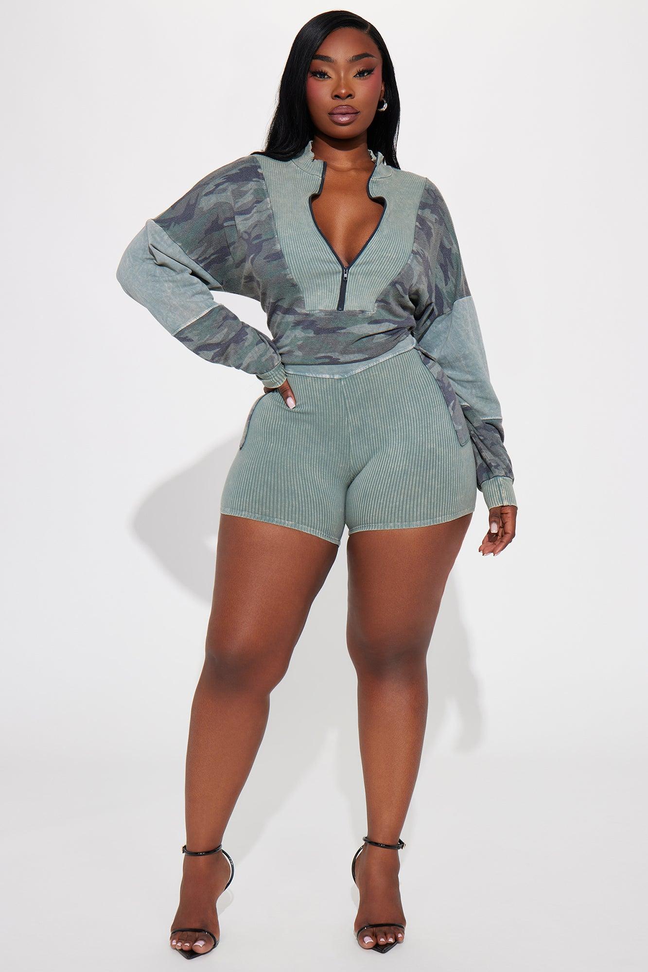 Off Duty Romper - Camouflage Product Image