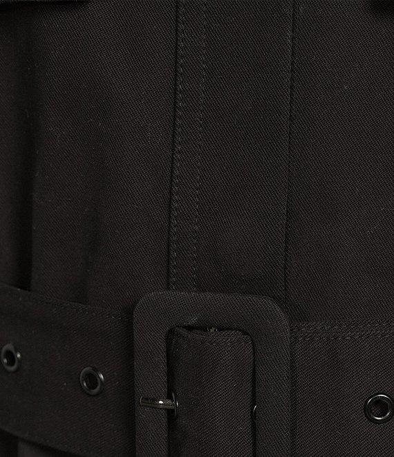 Le' AL.X Short Sleeve Snap Collar Belted Mini Shirt Dress Product Image