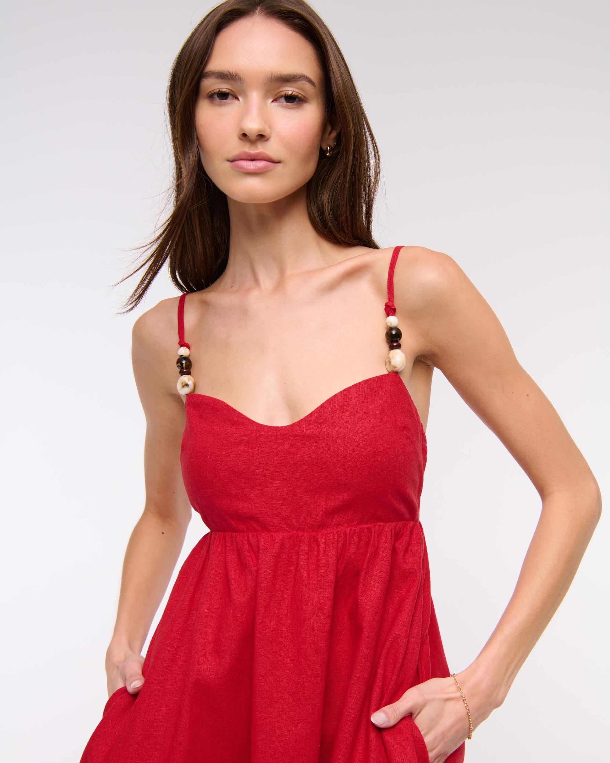 Beaded Sweetheart Babydoll Skort Product Image