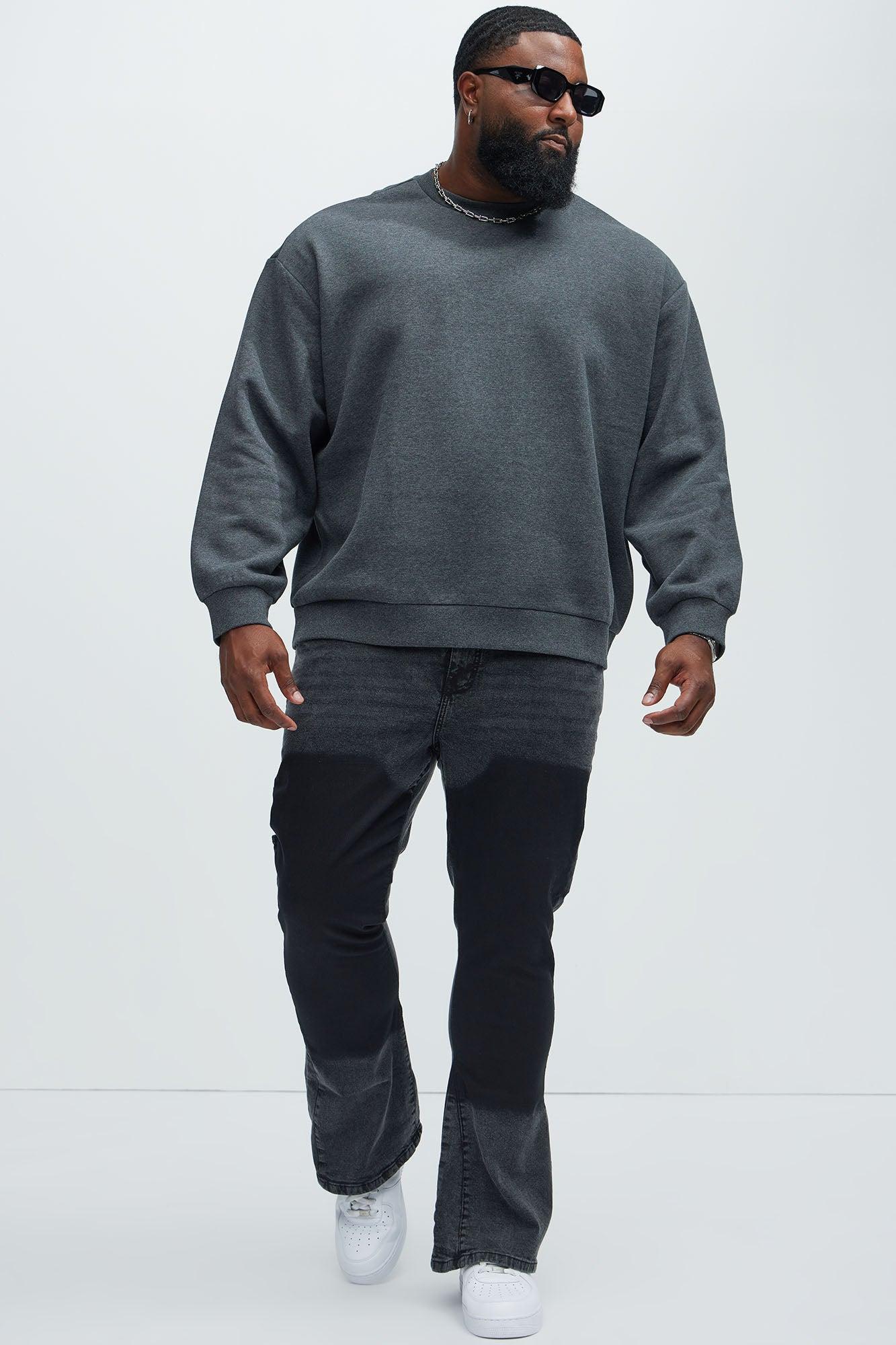 Tyson Crew Neck Sweatshirt - Charcoal Product Image
