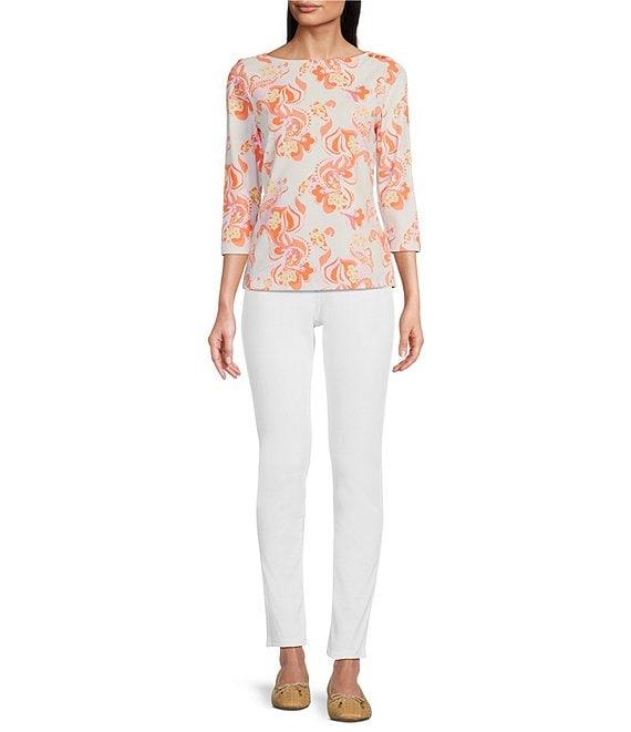 J.McLaughlin Lexi 4-Way Stretch Denim Slim Leg Jeans Product Image