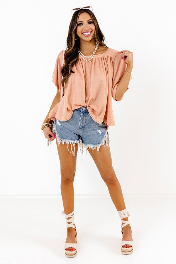 Heard The Story Waffle Knit Top Product Image