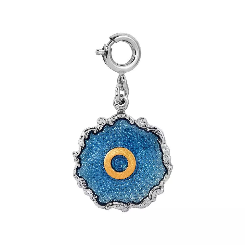 1928 Blue Enamel Initial Charm, Womens, Blue O Product Image