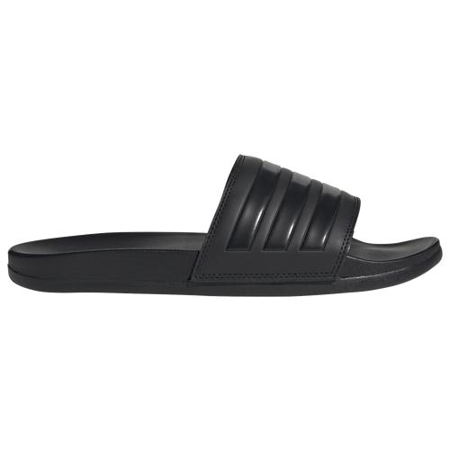 adidas Mens adidas Adilette Comfort - Mens Shoes Core Black/Gold Metallic/Core Black Product Image