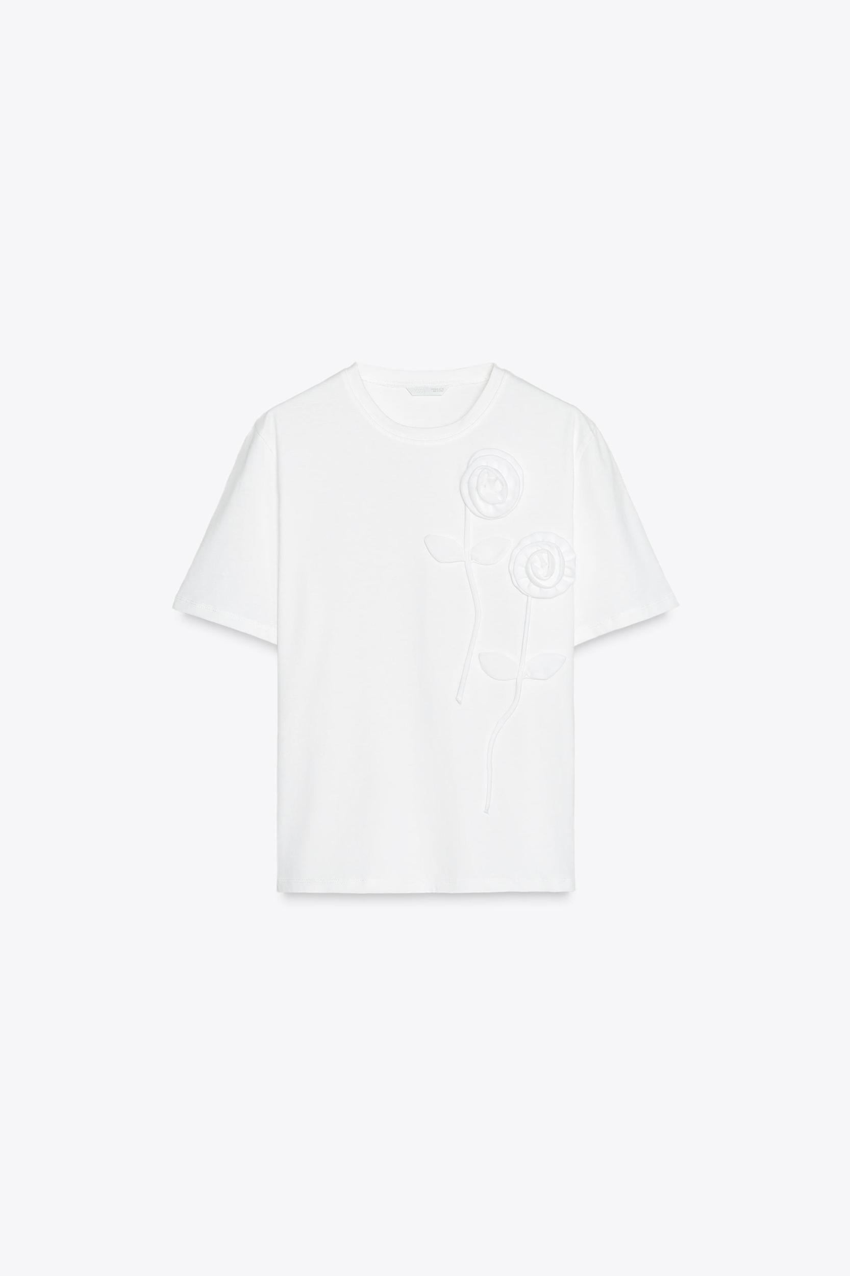 FLORAL VOLUME T-SHIRT Product Image