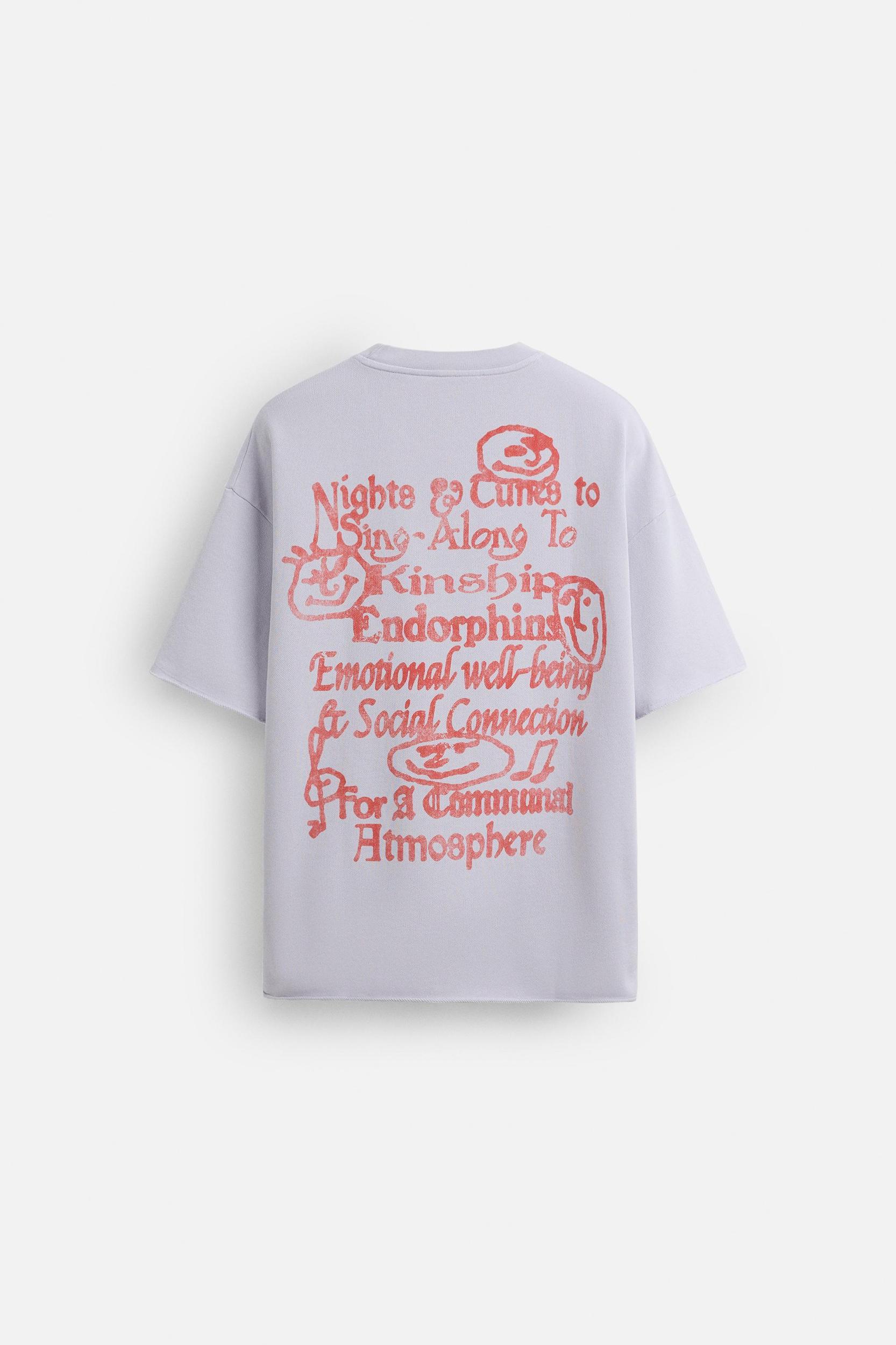 TEXT WASHED SWEATSHIRT Product Image