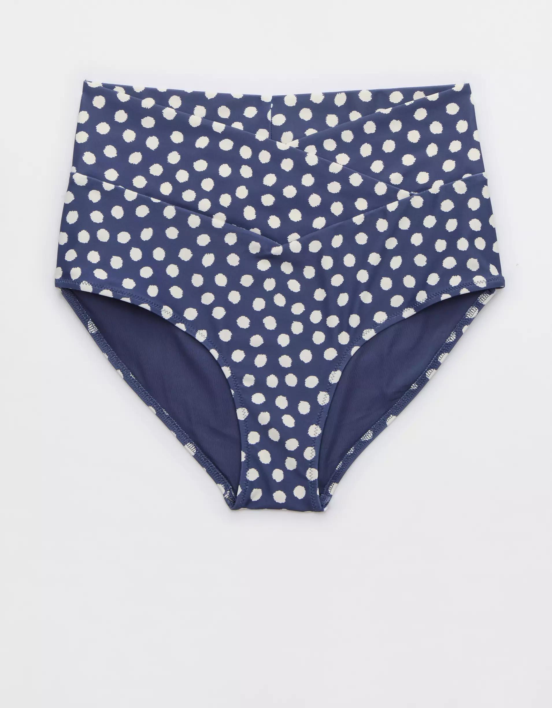 Aerie Crossover High Waisted Bikini Bottom Product Image