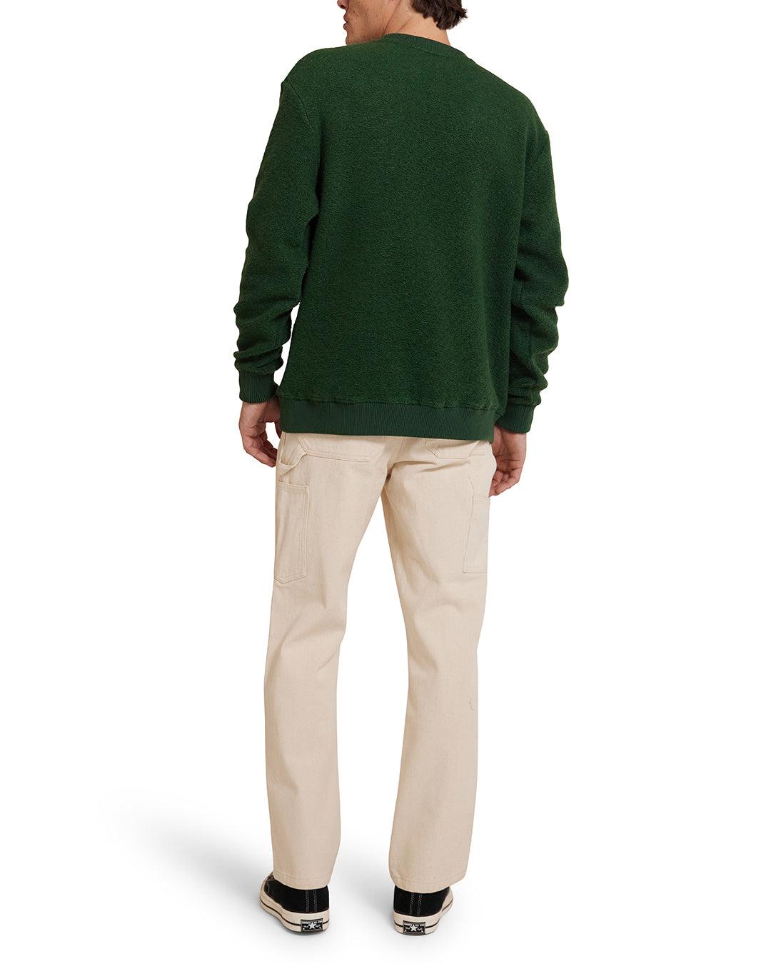 Reo Textured Fleece - Forest Green Product Image