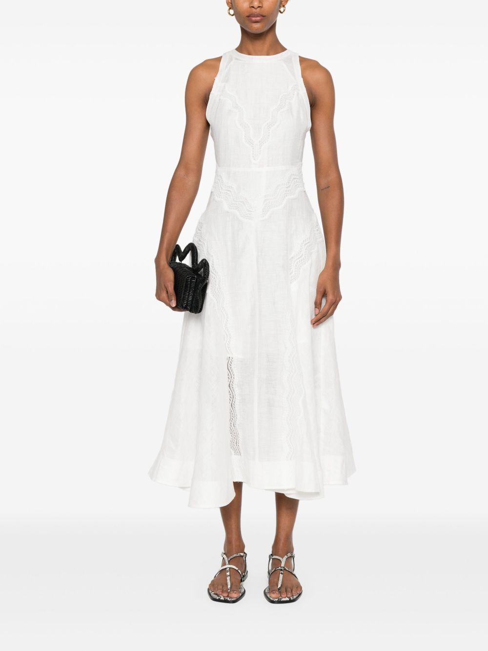 lace-detail midi dress Product Image