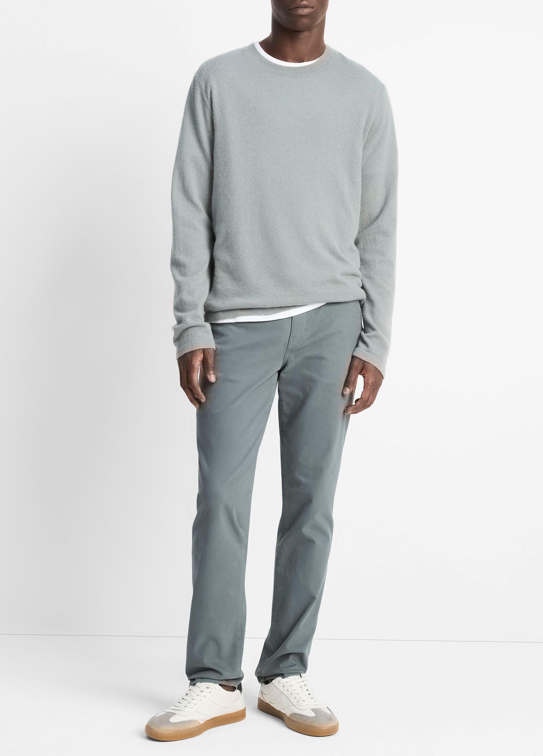 Cashmere-Silk Crew Neck Sweater Product Image