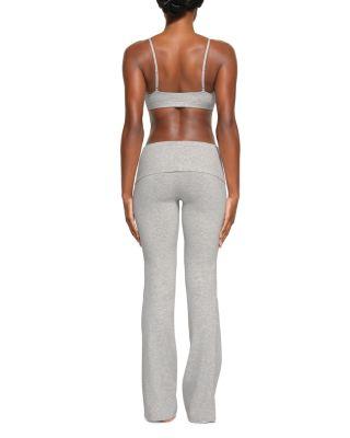 Cotton Jersey Foldover Waist Pants   Product Image