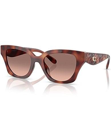 COACH Womens HC8418U 53mm Butterfly Sunglasses Product Image