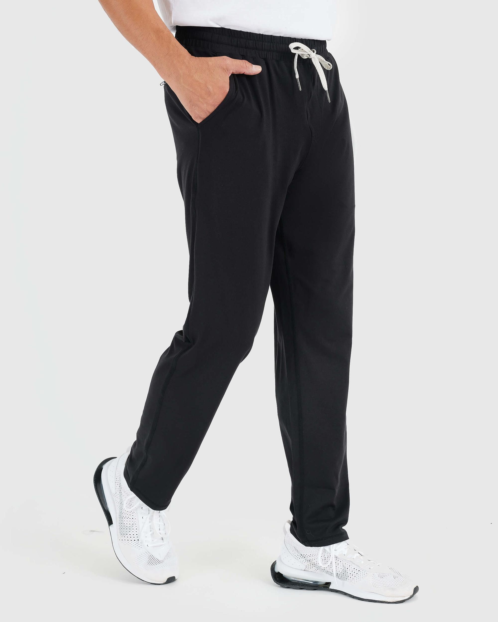 Black Active Comfort Straight Leg Pant Product Image