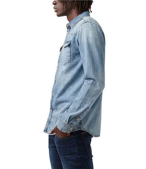 Buffalo David Bitton Sheldo Long Sleeve Denim Shirt Product Image