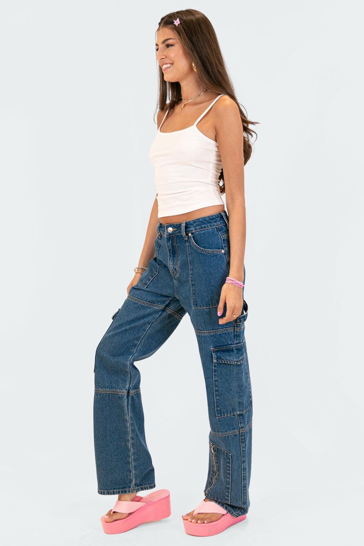 Jaimie Cargo Jeans Product Image