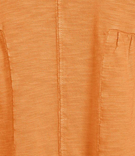 Westbound Knit V-Neck Flowy Short Sleeve Top Product Image