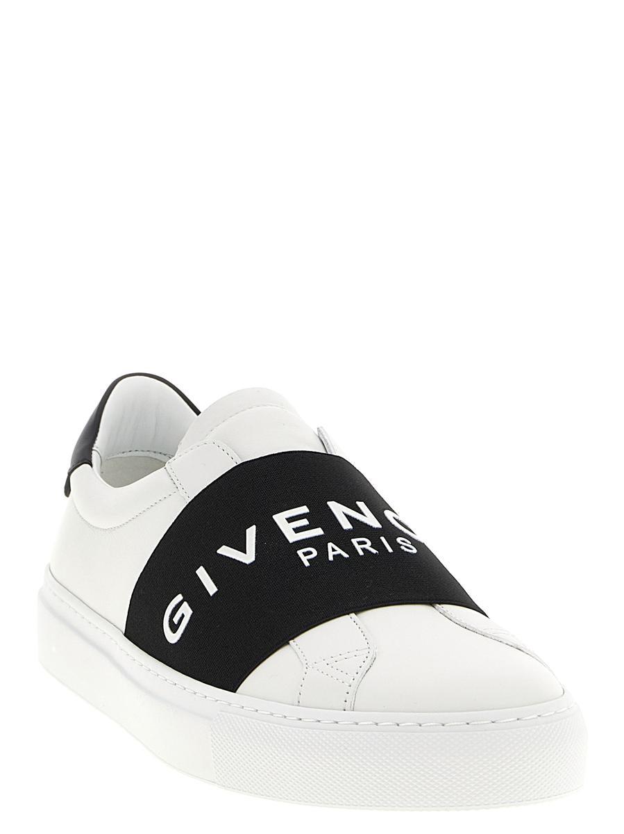 GIVENCHY Urban Street Sneakers In Leather With Elastic Band In Multi Product Image