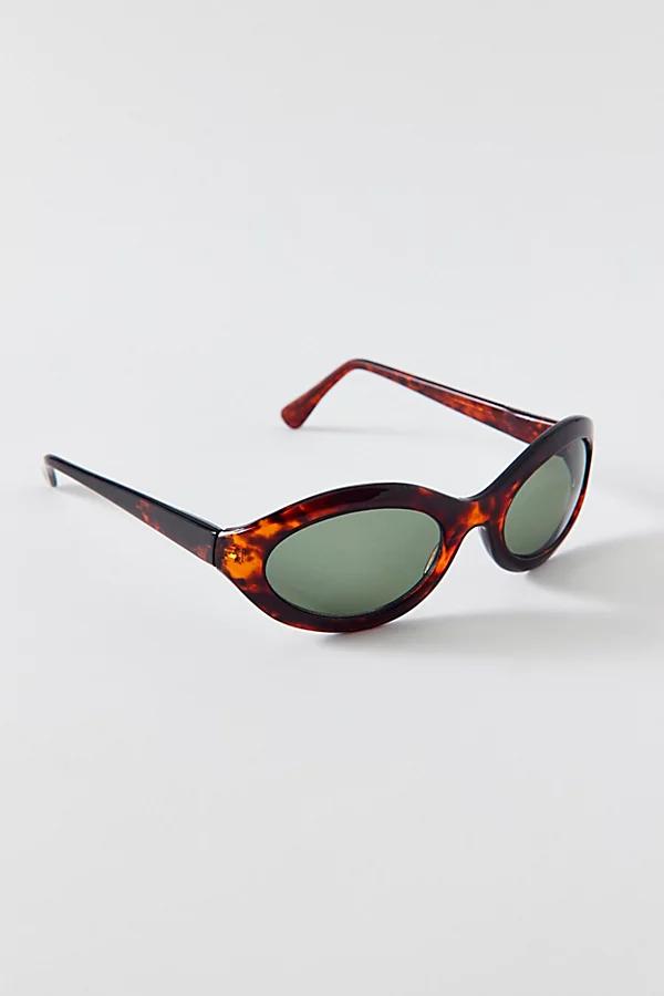 Vintage & ReMADE by UO Vintage By UO Oval Wrap Sunglasses Womens at Urban Outfitters Product Image