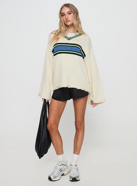 Old Sport Knit Sweater Multi Product Image
