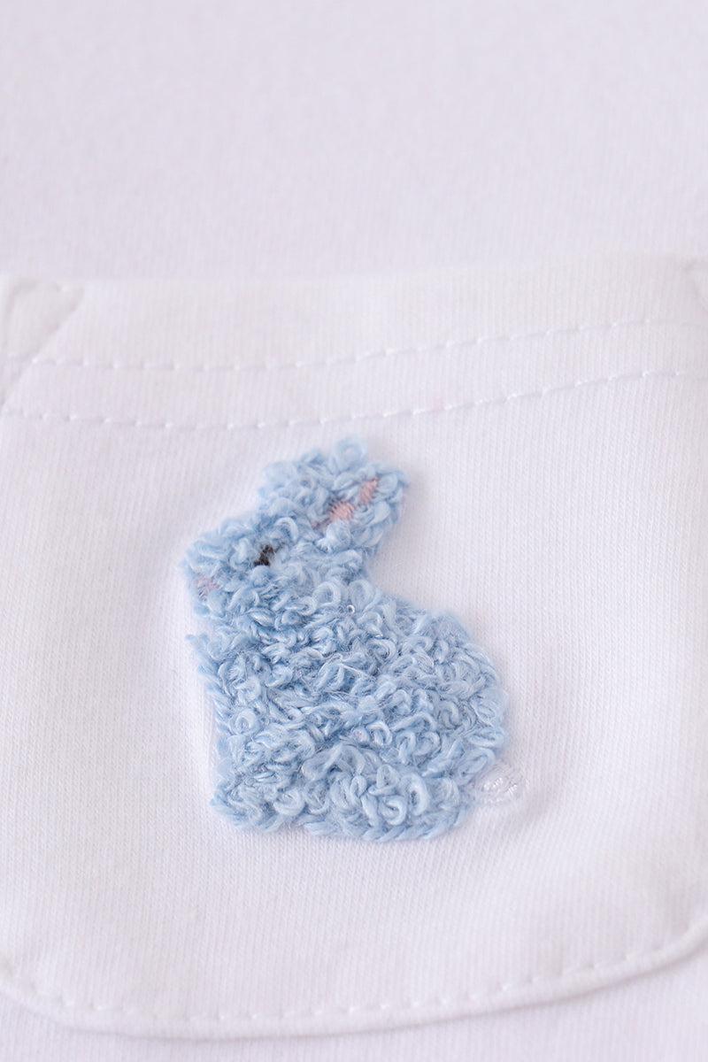 Premium White bunny embroidery set Product Image