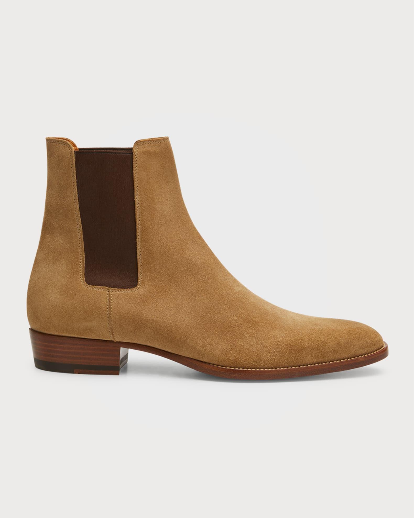Saint Laurent Mens Wyatt Chelsea Boots Product Image