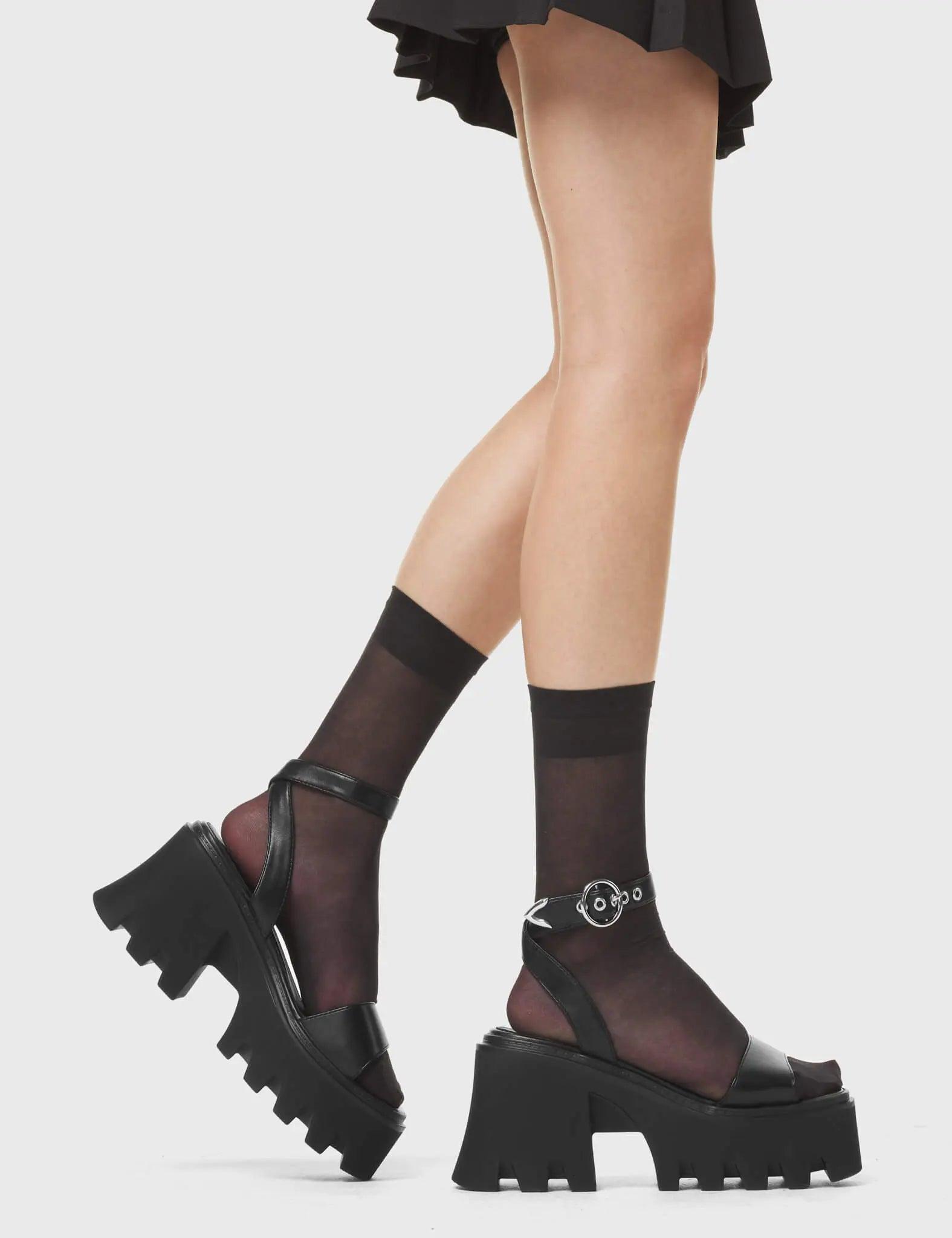 Sunshine Chunky Platform Sandals Product Image