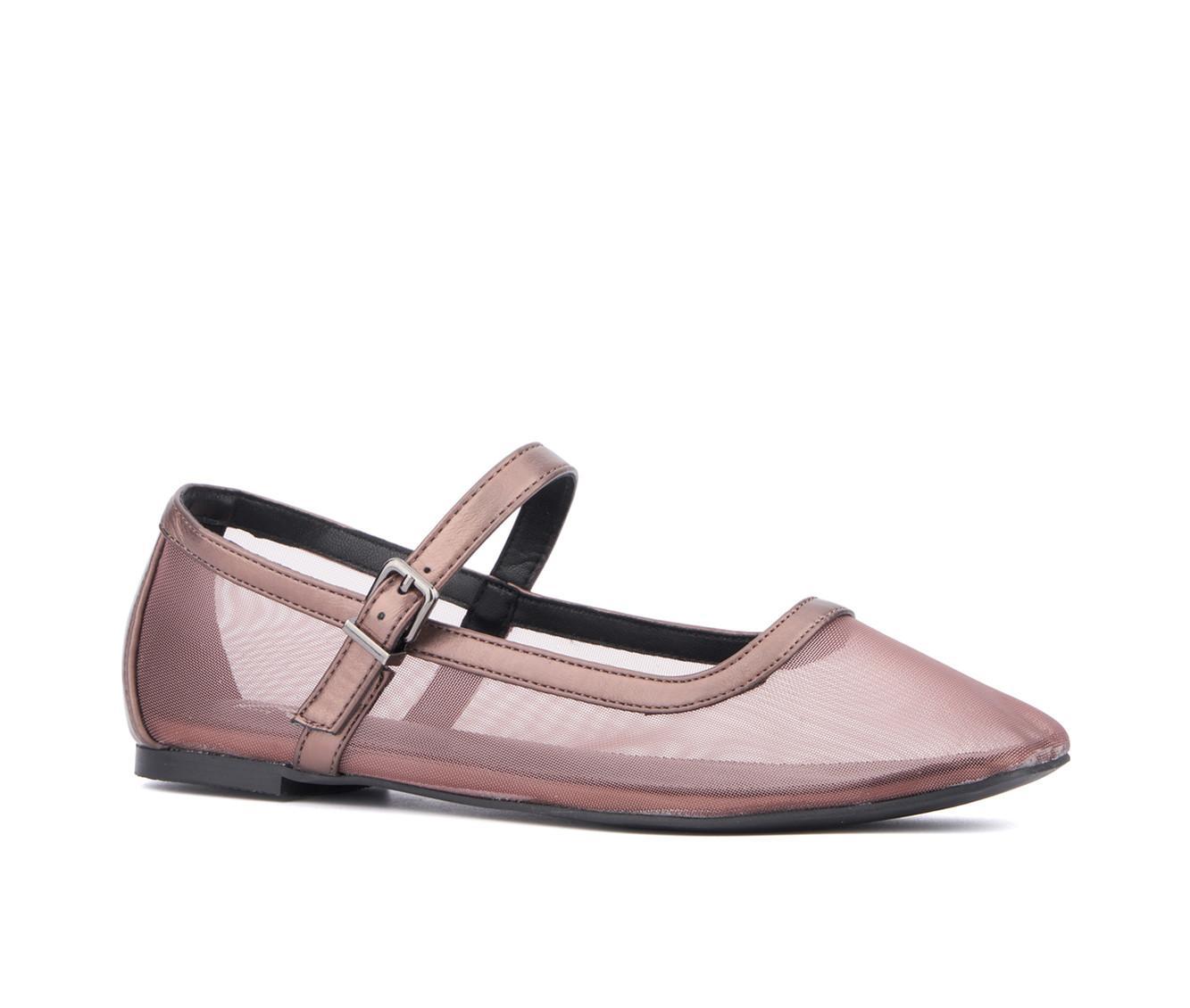 Women's New York and Company Page 2 Mary Jane Flats Product Image