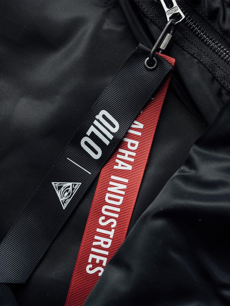 QILO X WHITEPHOSPHOR X ALPHA MA-1 JACKET Product Image