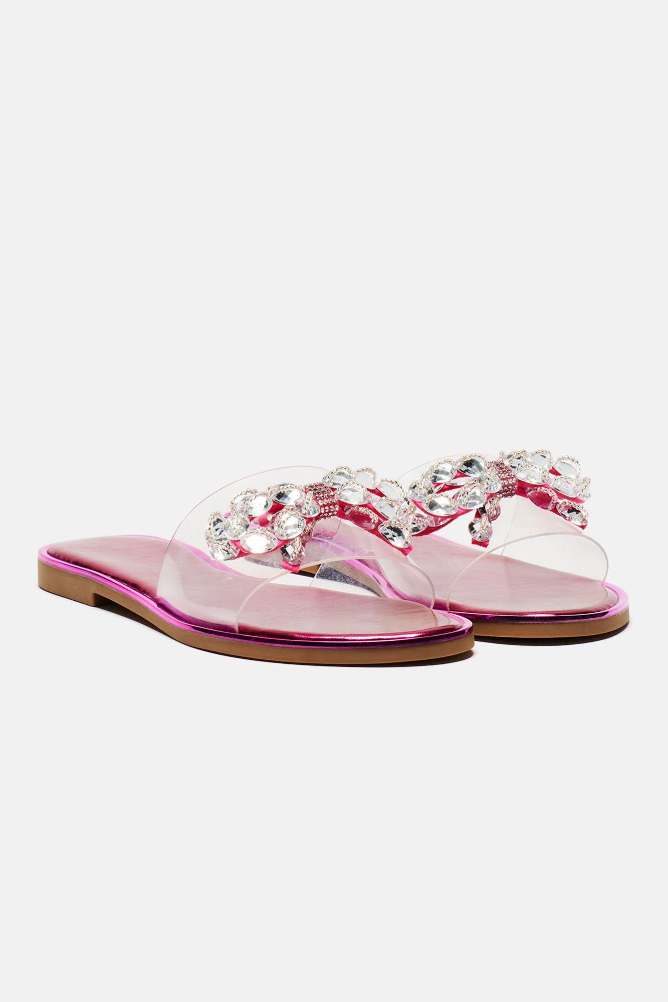 My Bestie Flat Sandals - Pink Product Image