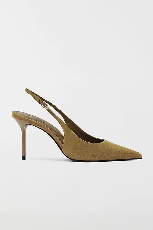 Schutz Alicia Suede Sling Heel Womens at Urban Outfitters Product Image