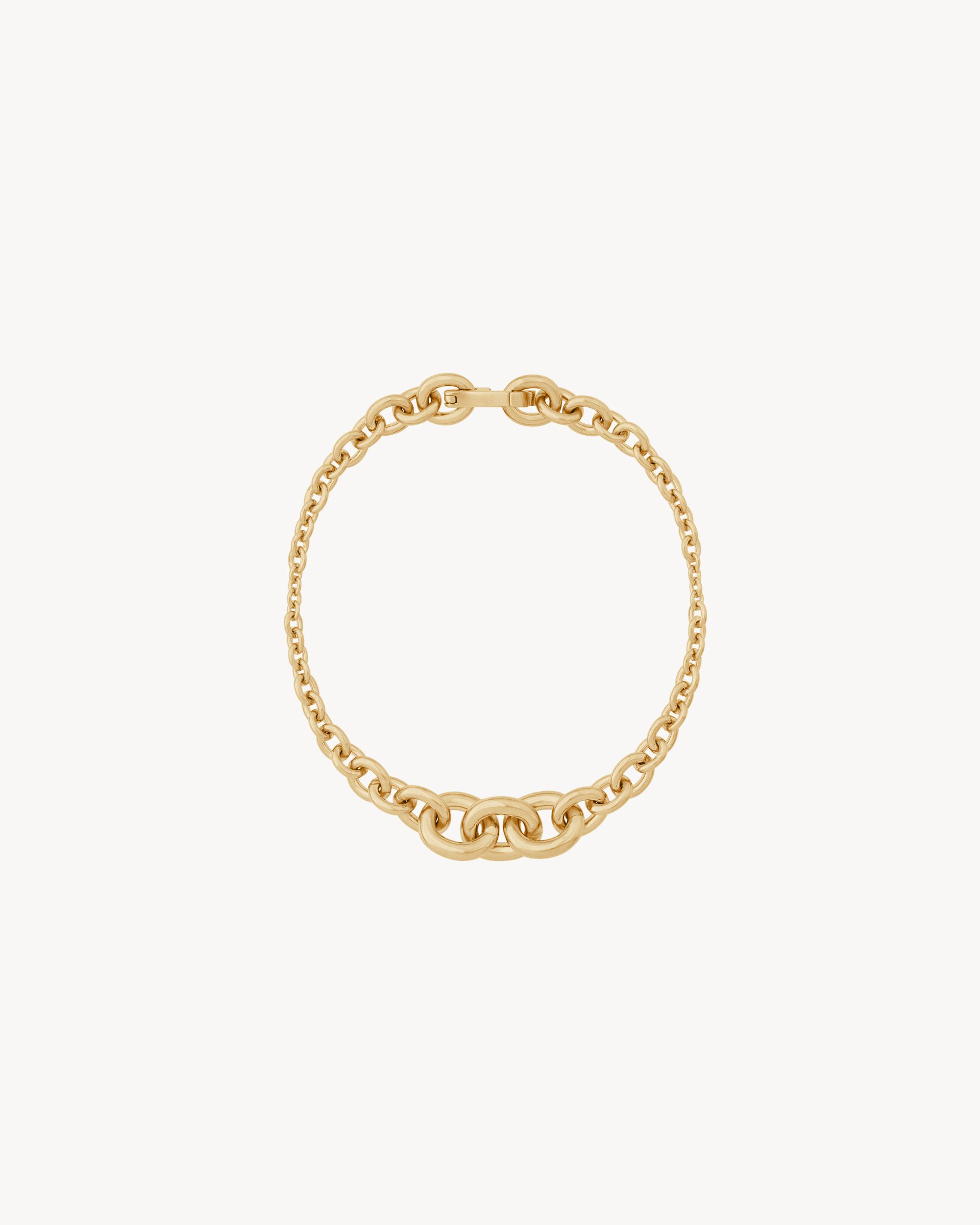 graduated chain bracelet in 18K yellow gold Product Image