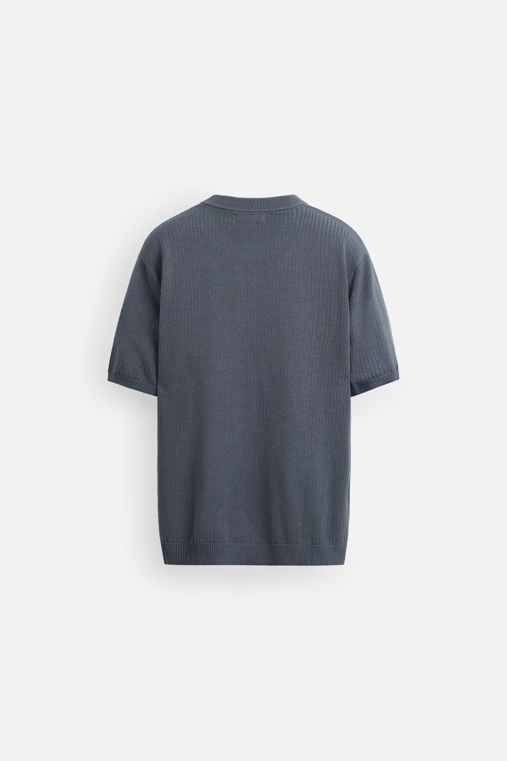 TEXTURED KNIT T-SHIRT Product Image