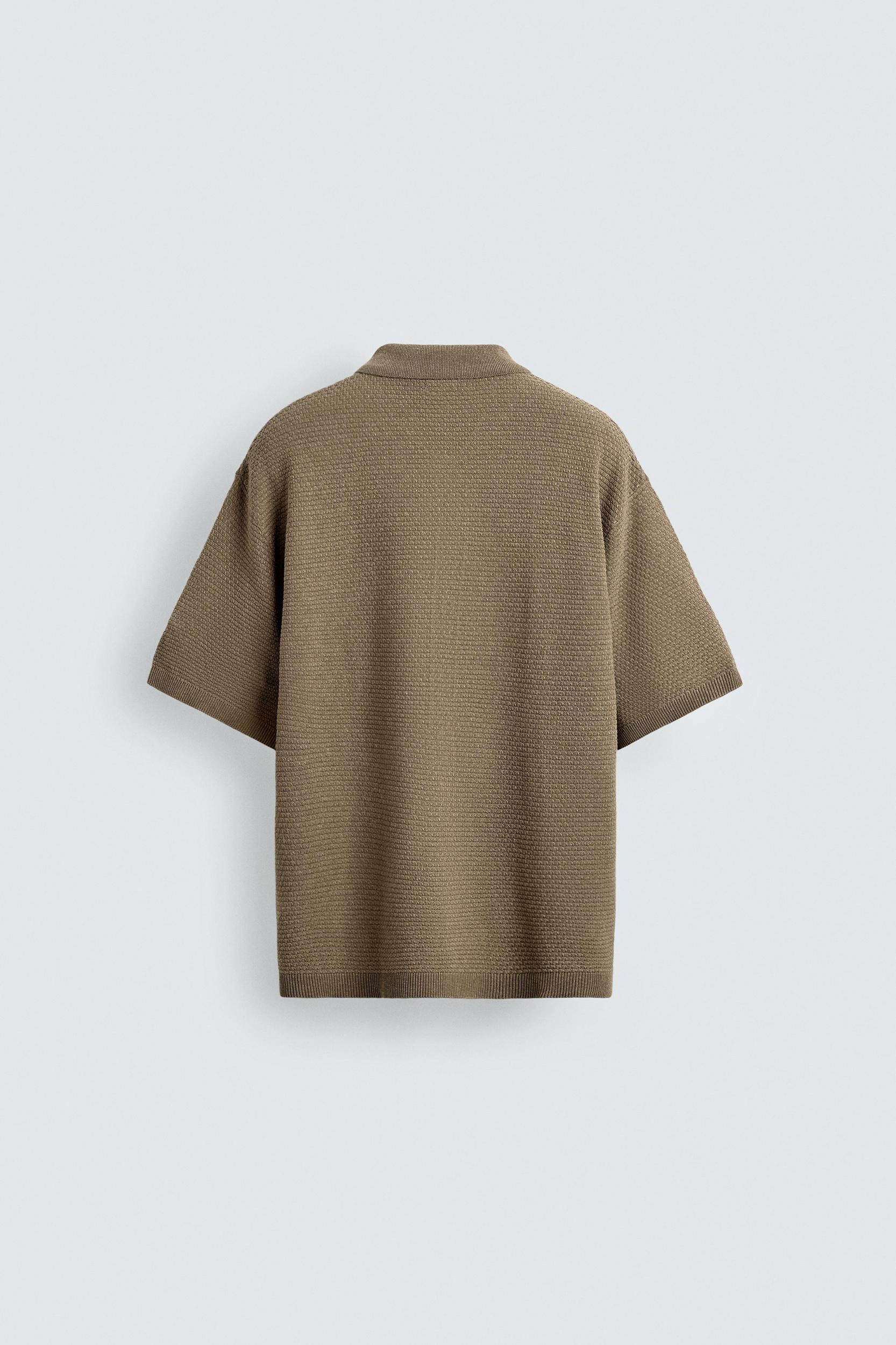 TEXTURED KNIT SHIRT Product Image