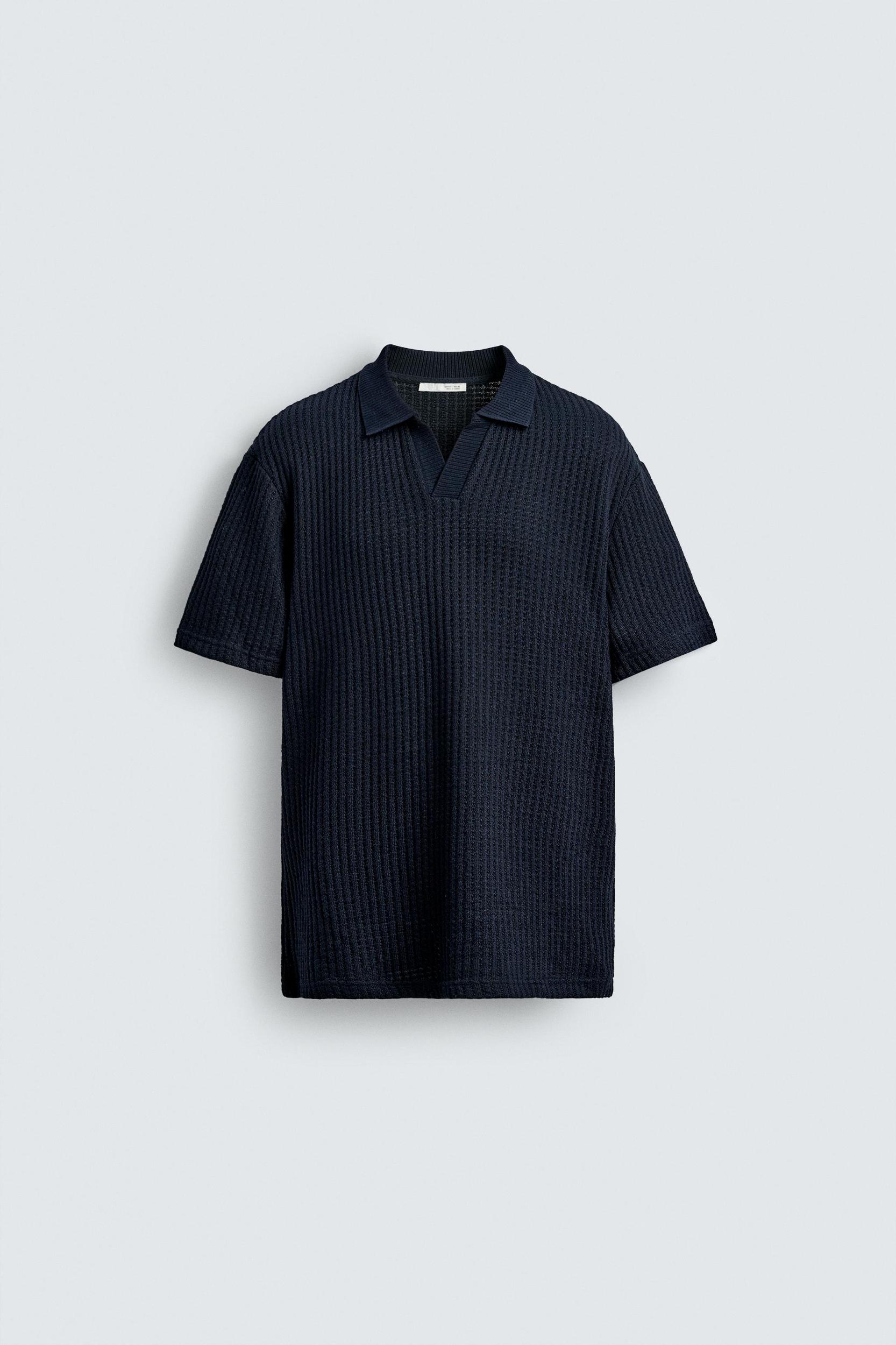 TEXTURED POLO SHIRT Product Image