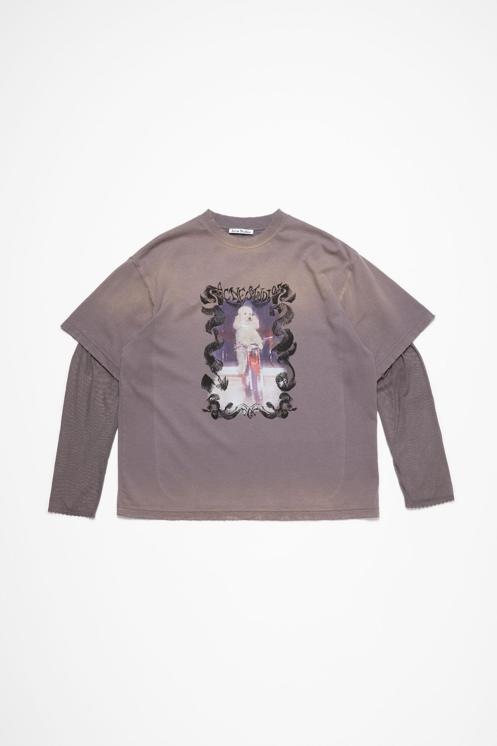 Layered print t-shirt Product Image