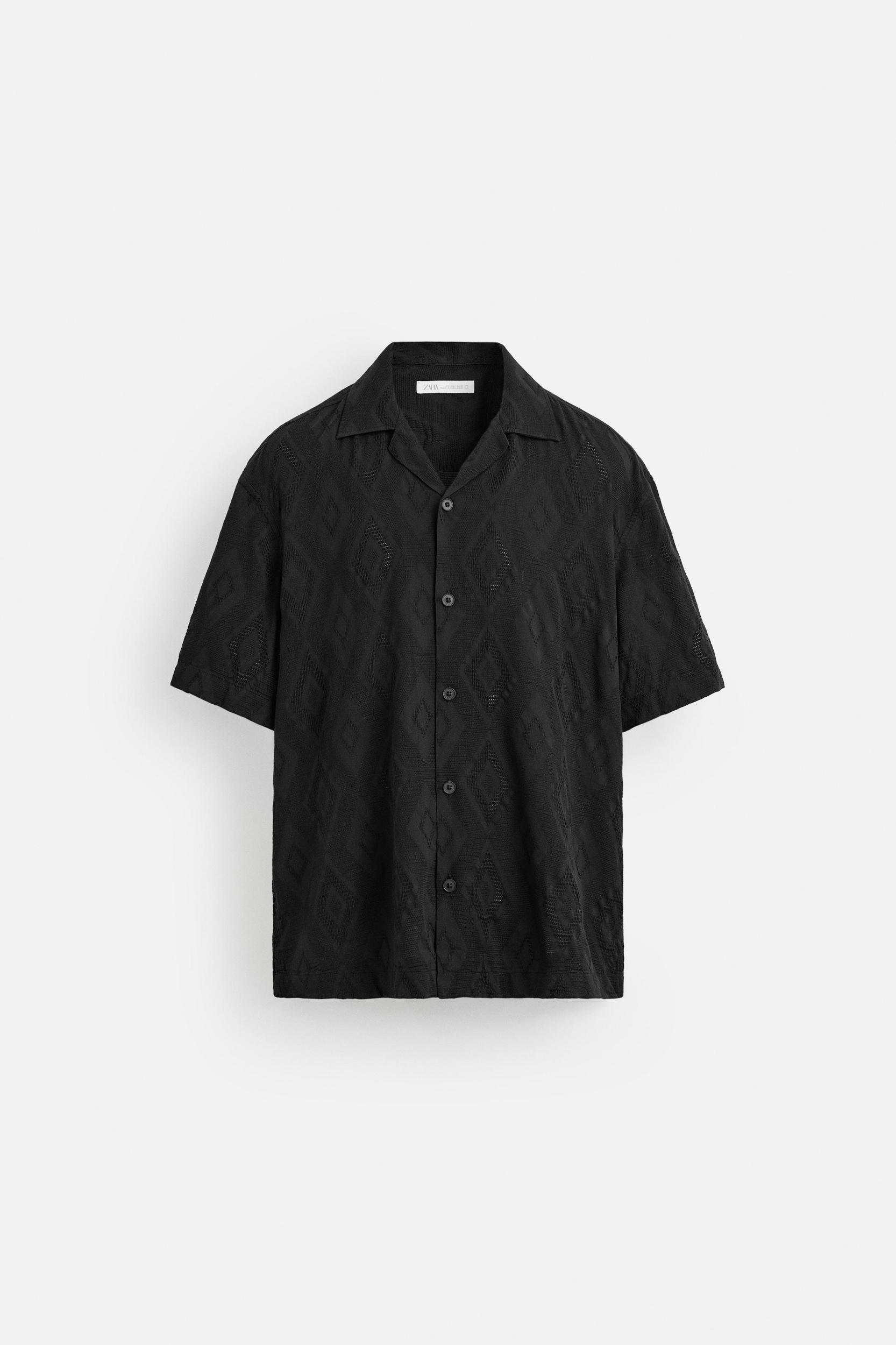 GEOMETRIC JACQUARD SHIRT Product Image